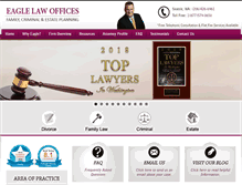 Tablet Screenshot of eaglelawoffices.com